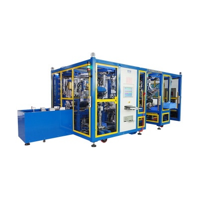 Pipelined punching and welding machine for oil tank ver. 1